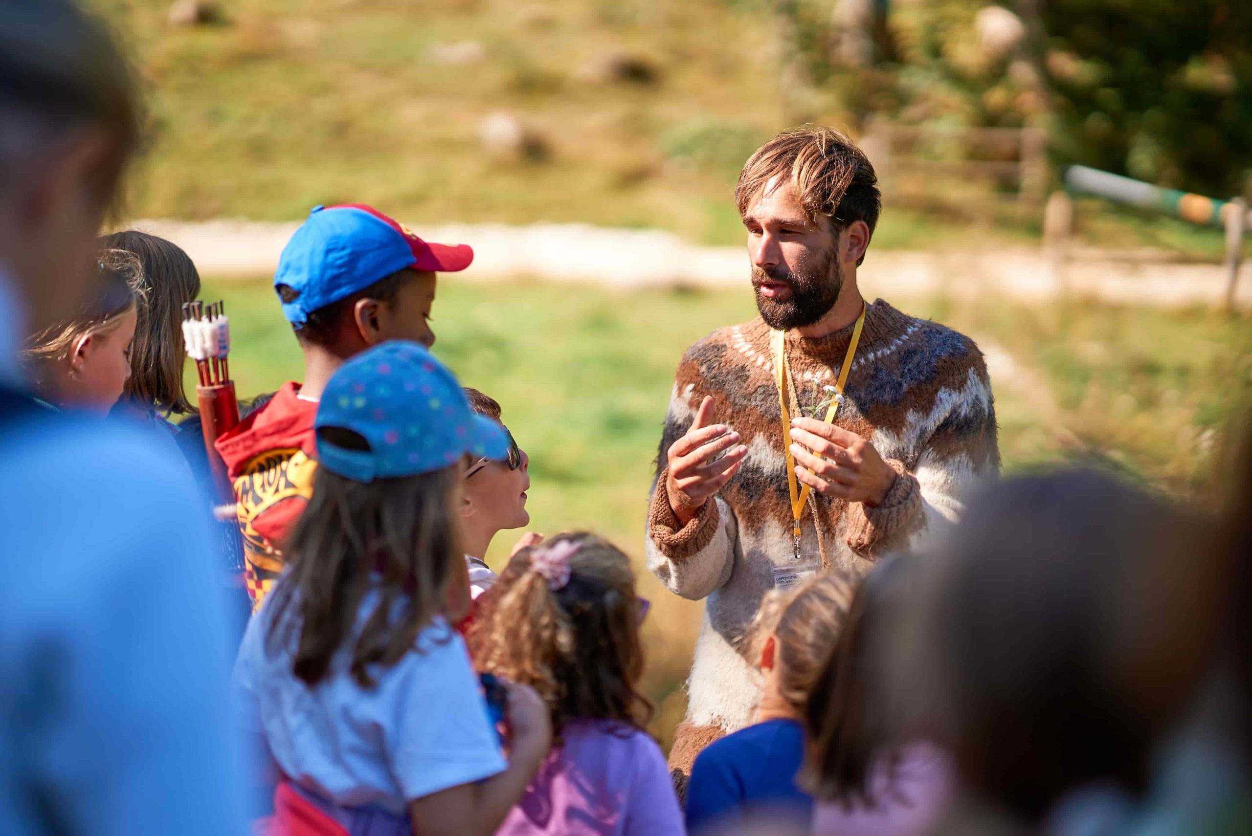 Laboratori per bambini nel bosco